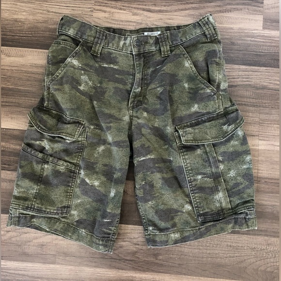 Carhartt Men’s Green Cargo Camo Relaxed Fit Shorts Size 30 - Picture 1 of 15